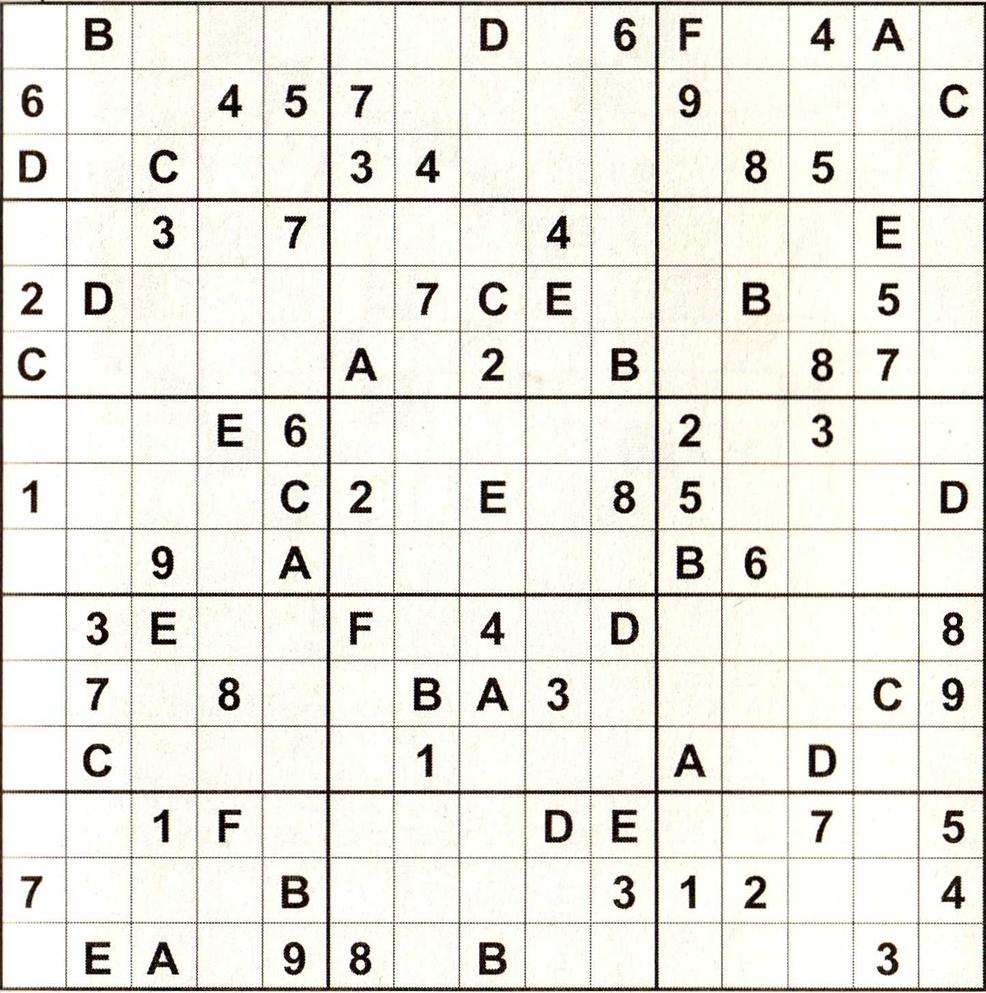 15x15 ös SUDOKU