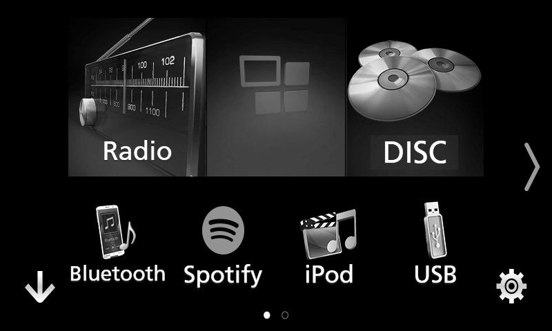 Alapműveletek A kezdőképernyő leírása A legtöbb funkció elvégezhető a HOME Screen (Kezdőképernyő) segítségével.