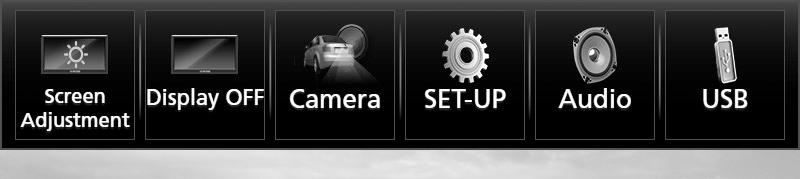 oldal) 6 Megjeleníti a kameranézetet. (54. oldal) Megjeleníti a SETUP (Beállítás) menü képernyőjét. (57.