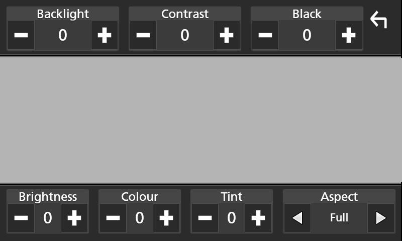 Beállítás Beállítás A monitor beállítása Beállíthatja a videók, a menü képernyők stb. képfelbontását. 1 Nyomja meg a [MENU] gombot. hhmegjelenik a felugró menü.