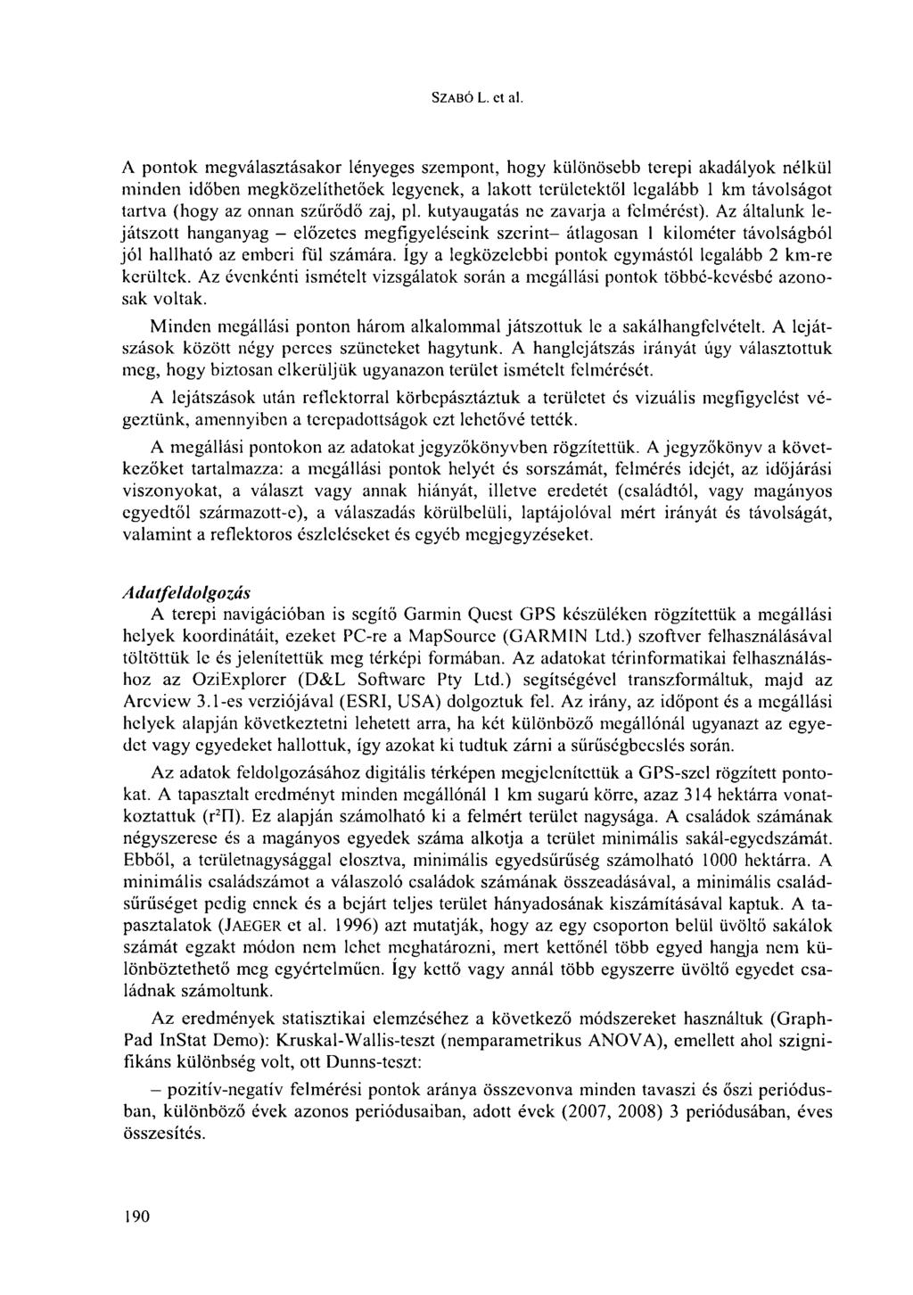 SZABÓ L. et al.