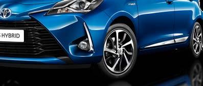 még erőteljesebbé varázsolják az új Toyota Yaris nagyvárosi stílusát.