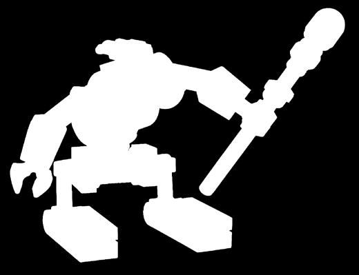 Dolgozó robot Ez a tömzsi kis robot egy ezermester gép, amely az