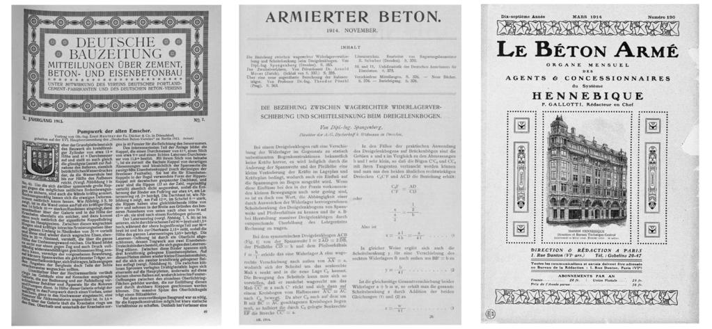200 F. Dóczi Erika Külföldön megjelent vasbeton újságok Külföldön már korábban is megjelentek folyóiratok e témakörben. (1.