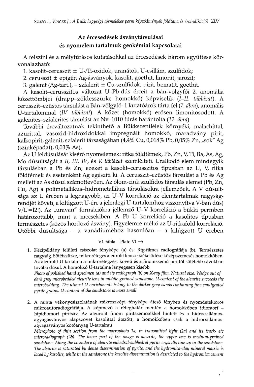 SZABÓ I., VINCZE J.