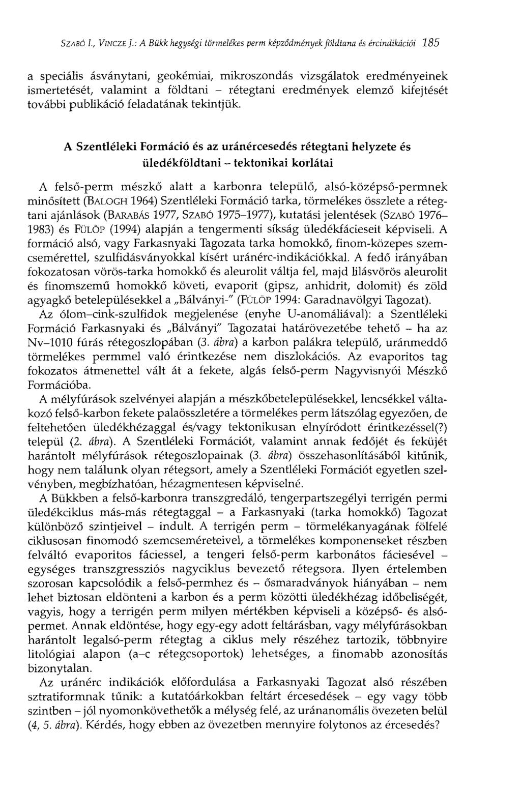 SZABÓ I., VINCZE J.