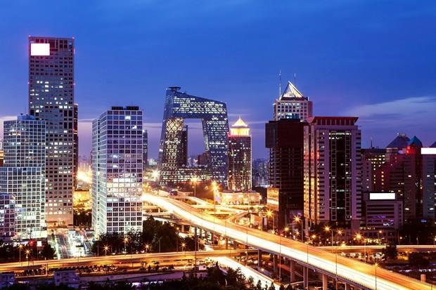 Okos városok Kína Peking városi és városközi forgalomirányító