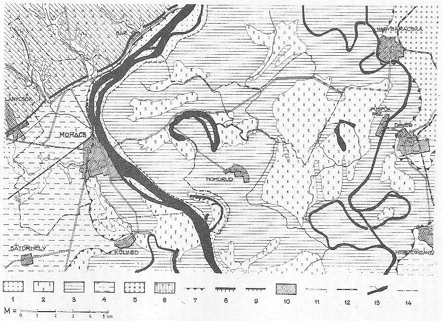 4. 3. Geomorfológiai és talajtani jellemzők A jelenlegi felszín kialakulásában nagy szerepe a táj fő formálójának, a Dunának volt.