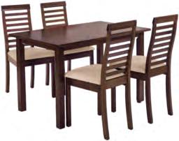 105/196/42cm 109.900,- (18030383/30-33) Étkezőasztal Malvin fehér MDF lakkozott kivitel, max. terhelhetőség: kb. 60 kg, Szé/Ma/Mé: kb. 160/76/90cm 49.