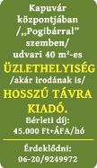 Lapzárta: keretes hirdetések: kedd 12.