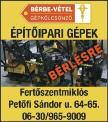 Gyepszellőztető, földfúró, fahasító, ágaprító bérelhető 3200 Ft-tól. Tel.: 06-30/552-1479 Redőnyök, reluxák, szalagfüggönyök, napellenzők, szúnyoghálók, párkányok, harmonikaajtók stb.