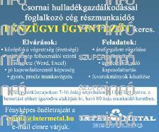 Pályakezdők jelentkezését is várjuk. Jelentkezni: 06 30 237 3289-es telefonszámon vagy az info@nemethszerelveny.hu e-mail címen lehet.