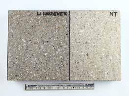 költségét Bedolgozás A Mapecrete LI Hardener-t, a beton öntését és kéregerősítését, cementtel vagy Mapetop N AR6-al, követően 2-3 nappal lehet felvinni.