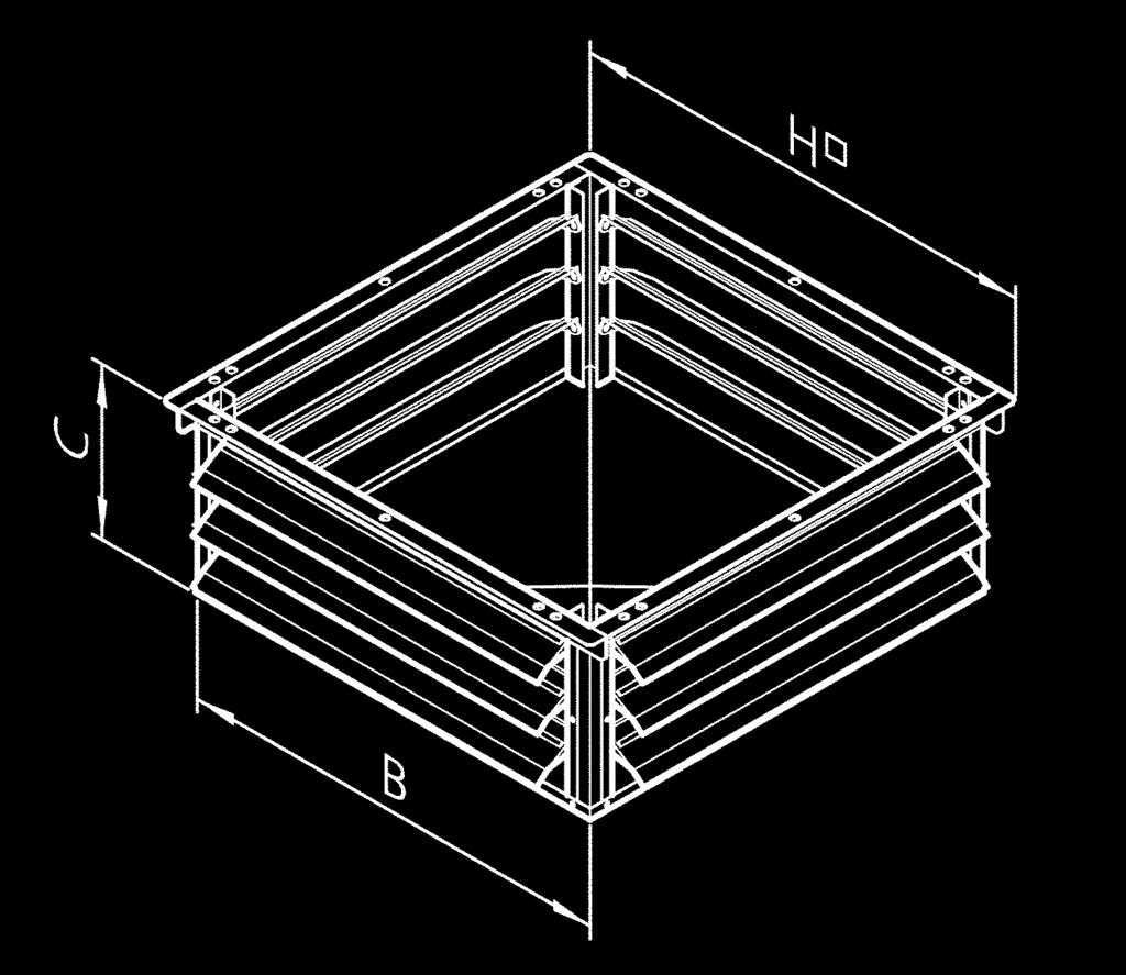 342 49 _ 36/31 32 9 6 _ 36/32 362 69 7 _ 36/32 372 79 Légterelő 4 irányba, 3*4.