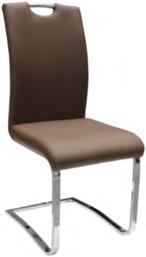 990,-Ft ÉTKEZŐGARNITÚRA, elemei: 1 db asztal 4 db étkezőszékkel, alumínium színű fém lábakkal, 8 mm vastag tejüveg asztallappal, szék: szürke textilbőr