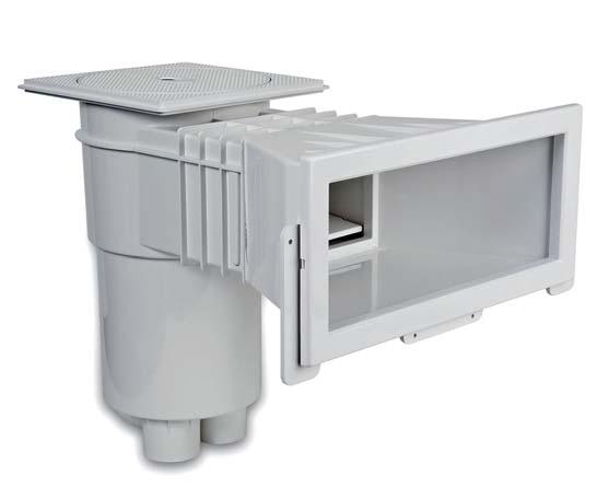 MÛANYAG FÖLÖZÔK BETON ÉS FÓLIÁS MEDENCÉKHEZ PLASTIC SKIMMERS FOR CONCRETE AND LINER POOLS UIS-FLMKH UIS-FLSZH Adat / Data Típus / Type UIS-FLMK A 246 L 215 B 160 C 480 D 114 E 266 F 349 G 2" H 63