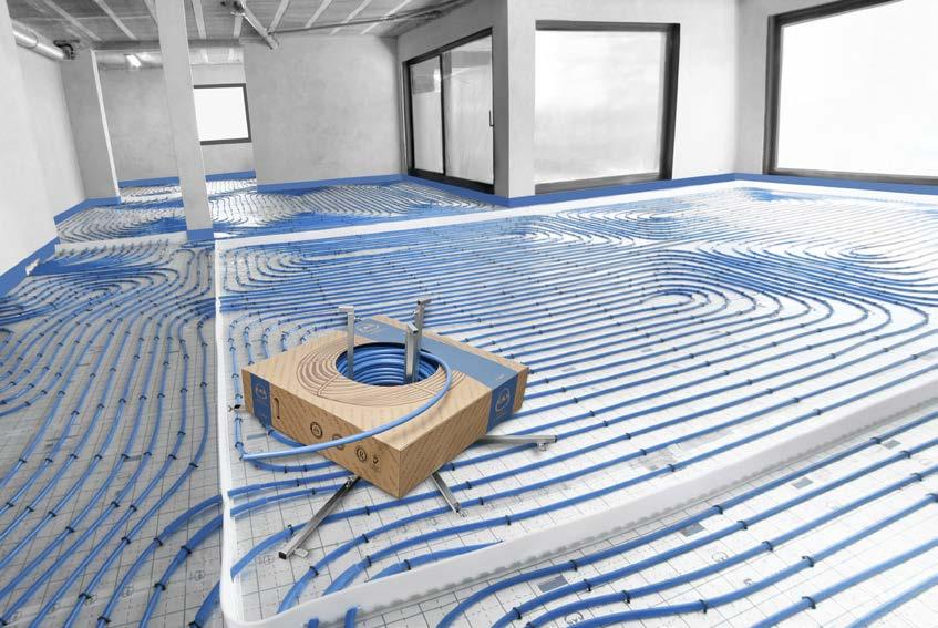 A KAN-therm PE-RT Blue Floor csövek tulajdonságai: A hosszanti hőtágulás együtthatója Hőátviteli képesség Minimális hajlítási sugár Belső érdesség Diffúziós gát Max.