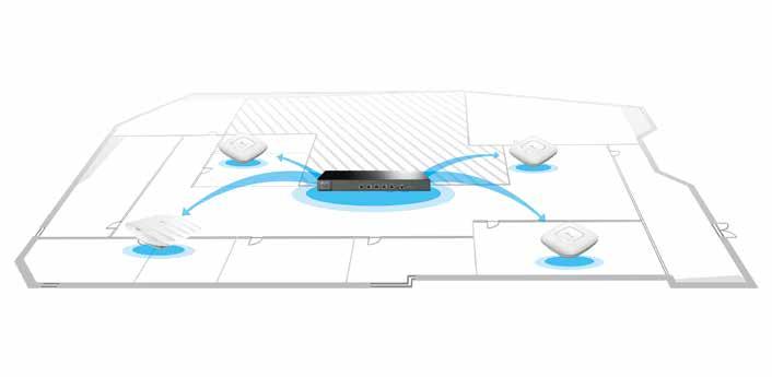 Auranet Üzleti Vezeték nélküli kontroller a CAP Termékcsaládhoz A TP-Link Auranet Üzleti Wi-Fi megoldásai közé tartozó CAP termékcsalád szabadon bővíthető, menedzselhető és biztonságos üzleti szintű