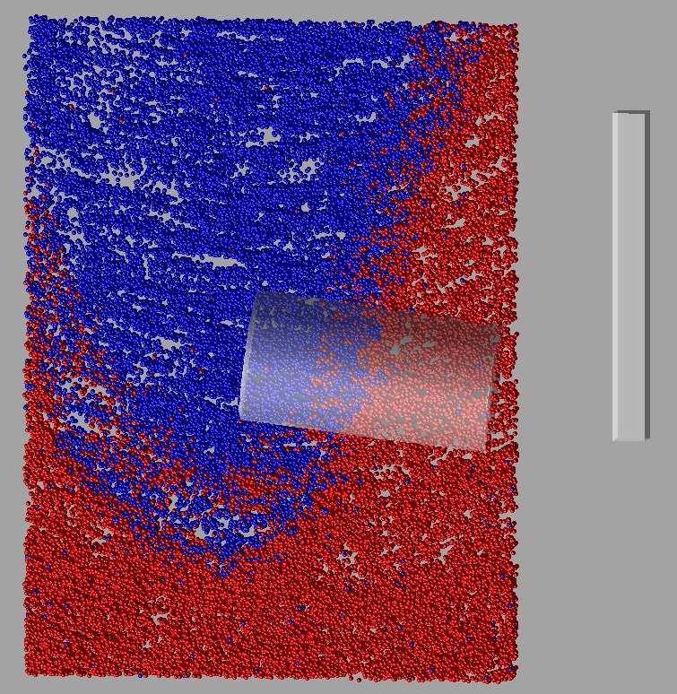 2 nm 5. fejezet Anomális diffúziós kinetikák 68 Pure Cu Cu 1. Si.8 W Si atomtörtje.6.4.2 ~6 nm Pure Si. -2 2 4 6 8 1 12 14 16 mélység (nm) 5.13. ábra.