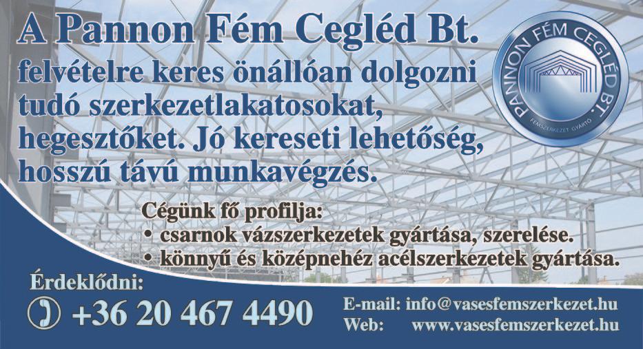 g y e k j e le n t k e z é s é t v á r j u k. 0 6-0 6-7 0 / 3 6 8 02-6 6 ÁL L Á S L E H E T Ő S É G!