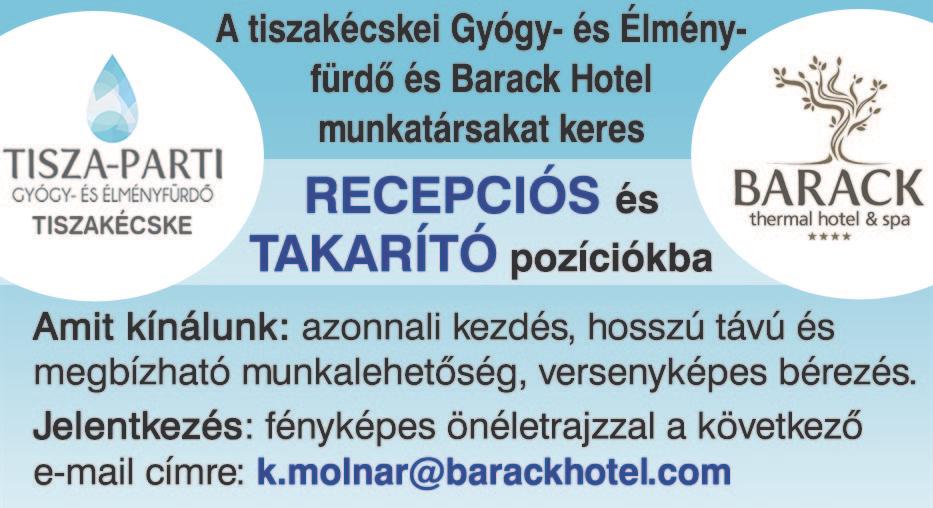- Három műszakos munkarendbe - Kereseti lehetőség: bruttó 170-250 ezer - hosszú távú munka - ingyenes bejárás céges buszokkal - 8000 Ft/hó cafetéria Céges busz: Tápiószentmárton, Cegléd,
