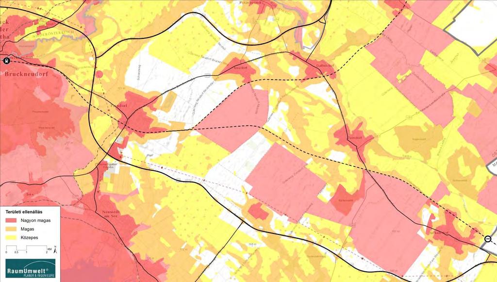 A vonalat tovább követve Nickelsdorf területén található a Nickelsdorfi puszta (Haidel Nicklesdorf), egy másik természetvédelmi terület a meglévő vonal közvetlen déli csatlakozásánál.