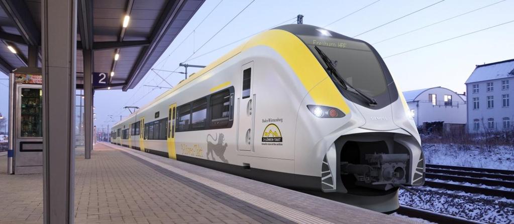 2020-tól kezdve a DB Regio AG kizárólag a Siemens által szállított új szerelvényeket fogja üzemeltetni a Németország délnyugati részén található Rajna-völgy vasúti hálózatán.