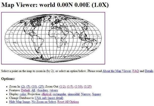 Az első on-line térképszolgáltatás Az első interaktív globális térképszolgáltatás a Xerox Parc Map Viewer