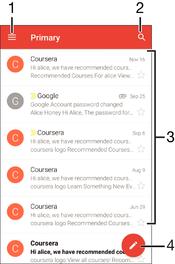 Munkahelyen kívül automatikus válasz beállítása Exchange Active Sync fiókban 1. A Kezdőképernyőn koppintson az ikonra, majd keresse meg a E-mail alkalmazást, és koppintson rá. 2.
