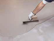 fémsimítóval Applying Ultratop Loft F with
