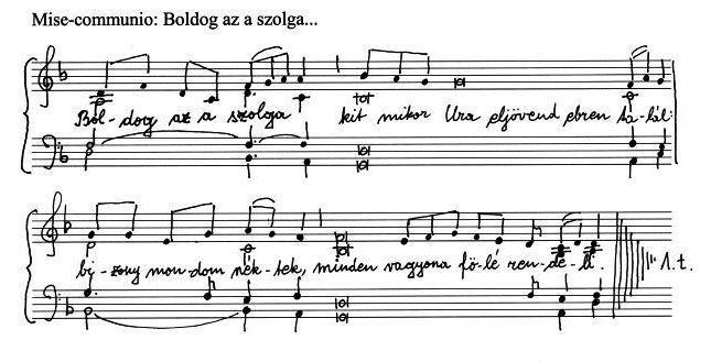 Ferences Templom, Gyöngyös) Mise Responsorium (válaszos