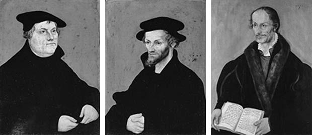 Kettős képmást festett Luther szüleiről (Margareta Luther és Hans Luther). A papa rézbányában volt kohómester. Kilenc gyermekük született. Luther a hatodik gyermek volt.
