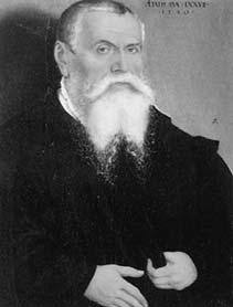 Luther ezen a festményen 60 éves, és Melanchthont a középsőn 48, a jobb oldalin 64 évesen ábrázolta. Melanchthon nemcsak az apológiát alkotta meg, hanem egyetemi reformokat is bevezetett.