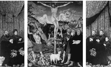 Cranach a protestáns egyházi festészet megteremtője.