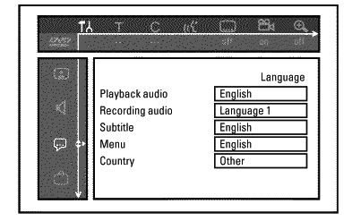 Egyéni beállítások "Analogue output" Az analóg kimenethez csatlakoztatott készülékek számára az alábbi beállításokat használhatja: Egyéb beállítások Ebben a menüben a következõ beállítások közül