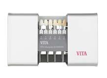 VITA SUPRINITY PC Tartozék VITA classical A1 D4 színskála Az Eredeti fogszín meghatározására a VITA classical A1 D4 színtartományban.