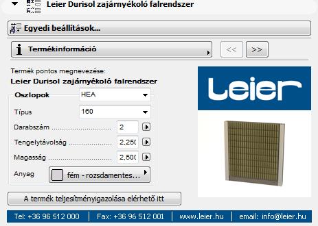 4.12 Durisol zajárnyékoló falak modellezése 64 A Leier Durisol zajárnyékoló falrendszer és a hozzá tartozó rendszerelemek (Durisol falazóblokk, lábazat és oszlop) elemek Durisol zajárnyékoló falak