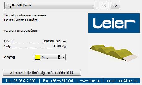 69 A görkorcsolya pályaelemek egyszerűen lehelyezhető beton elemek. Méretük állandó, állítani az ELEM ANYAGÁT tudja.