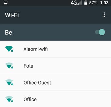 WIFI BEÁLLÍTÁSA 1. Menjen a BEÁLLÍTÁSOK / WIFI menübe. 2. Kapcsolja be a WiFi funkciót. 3. A megjelenő hálózatok közül válassza ki, melyikhez kíván csatlakozni. WIFI BEÁLLÍTÁSA: 1.