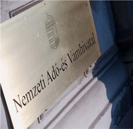 AZ ELLENŐRZÉS TERÜLETE A Nemzeti Adó- és Vámhivatal A Nemzeti Adó és Vámhivatalt 2011.