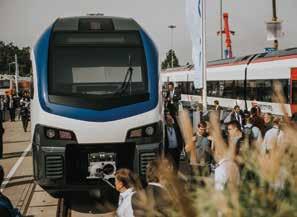 illetve a vasúti személyszállítási szegmens egyik legnagyobb kiállítója lett. A Stadler az 1996-ban megrendezett első InnoTrans óta a kiállítás állandó szereplője.