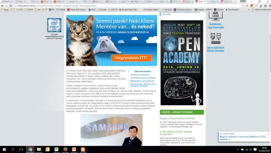 online ComputerWorld Online A Computerworld Online a friss hírek és a nyomtatott újság cikkeinek
