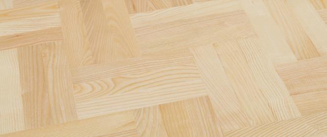 The lamparquet combines the advantages of the solid strip flooring with tongue and groove and the mosaic floor.