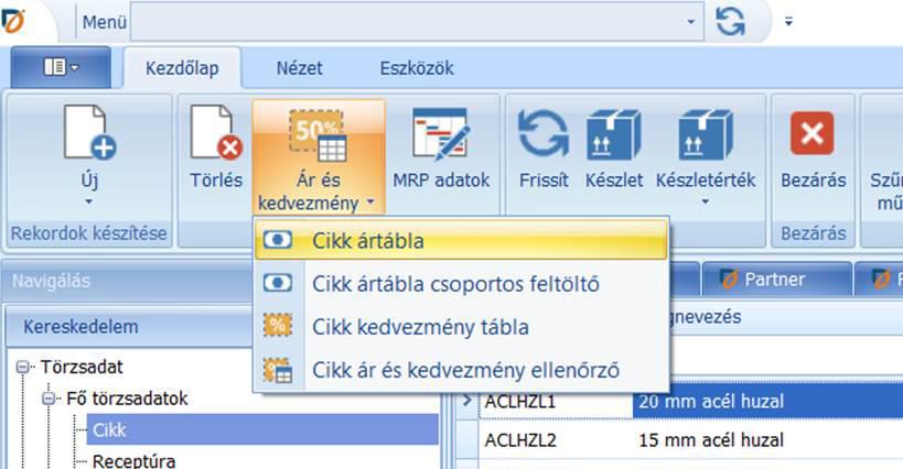 Az üzletek előzetes biztosítására előleg számlát állíthatunk ki, amit a végszámlák automatikusan figyelembe vesznek.
