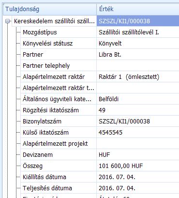 világban. A készletek értékéhez a készletekhez kapcsolódó egyéb költségeket (szállítási költségek, VÁM) is figyelembe veszi a rendszer.