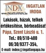 2 2017. április 6. Apró I N G AT L A N ENERGETIKAI TANÚSÍTVÁNNYAL RENDELKEZIK: TR ENERGETIKAI TANÚSÍTVÁNNYAL NEM RENDELKEZIK: TN Fő térre is nyíló 350 m2-es épület eladó.