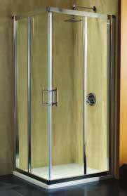 Geo-6 Szögletes zuhanykabin 80 x 80 cm és 90 x 90 cm, tolóajtó F I G Y E L E M! Szükséges egyszerre rendelni (külön dobozolva - 1/2 + 2/2).