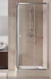 First Szögletes zuhanykabin 80 x 80 cm és 90 x 90 cm tolóajtóval X X X ZKDK80 348 ZKDK90 398 Biztonsági üveg Üvegvastagság: 4 mm Állítható Magasság Bejáratszélesség Nettó listaár ikkszám Betét - üveg