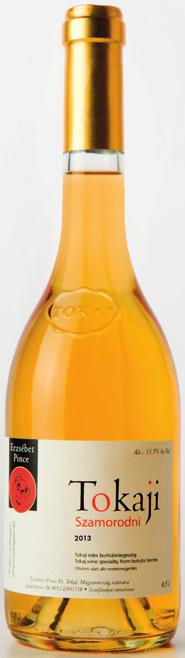 Real enjoyment of a great aperitif! 19 900 Ft/0,75 l ERZSÉBET PINCE TOKAJI SZÁRAZ SZAMORODNI 2004 Tokaj Sherry helyett Tokajit Az ínyencek bora.