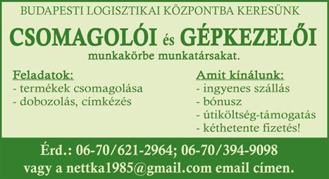 0630/870-68-85 mindenképp ITT A Helyed! 6-8 órás munkarend, bejelentett állás, fiatalos jókedvű csapat vár rád budapesti valamint vidéki üzleteinkben.